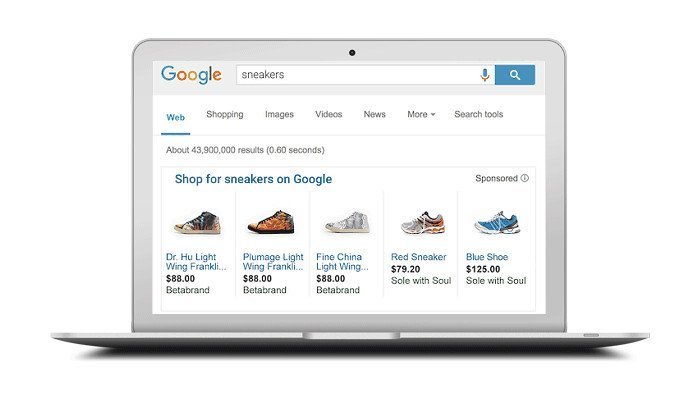 Campagne Google Shopping